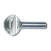 MIDWEST FASTENER Thumb Screw, 5/16"-18 Thread Size, Spade, Zinc Plated Steel, 1 in Lg, 4 PK 60515